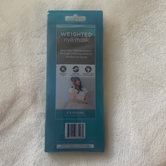 Weighted Eye Mask 0.5 lbs - Self Care - by Serenity Home - Picture 3 of 5